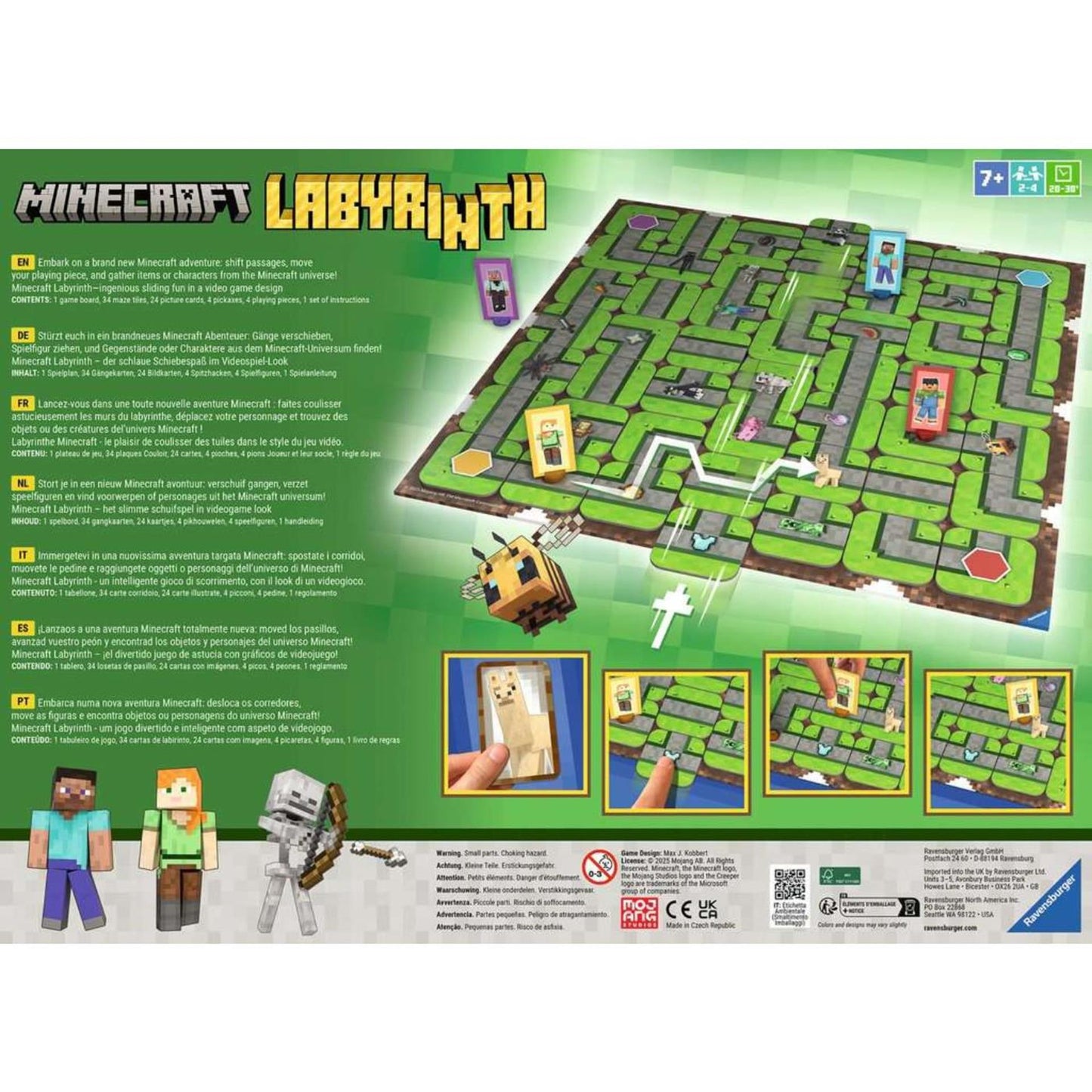 Ravensburger Labyrinth Brettspiel Minecraft