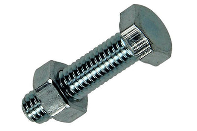 Mack 1007069 - Hahnschraube + Mutter verzinkt 100 Stück 5 x 20 mm | 5 Stück