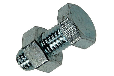 Mack 1007077 - Hahnschraube + Mutter verzinkt 100 Stück 8 x 20 mm | 3 Stück