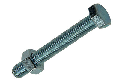 Mack 1007080 - Hahnschraube + Mutter verzinkt 75 Stück 8 x 60 mm | 2 Stk