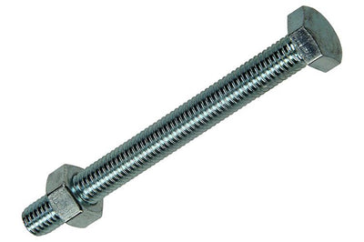 Mack 1007081 - Hahnschraube + Mutter verzinkt 50 Stück 8 x 80 mm | 1 Stk