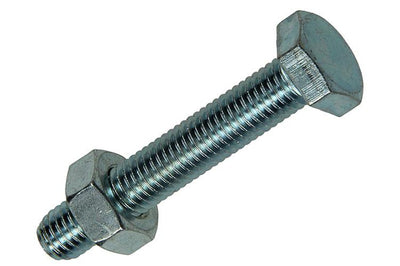Mack 1007083 - Hahnschraube + Mutter verzinkt 50 Stück 10 x 60 mm | 1 Stk