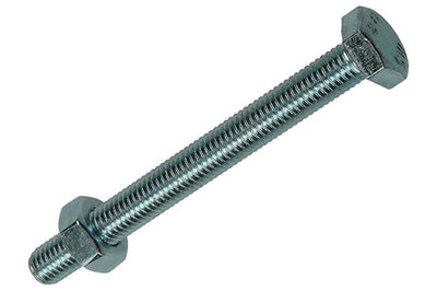Mack 1007085 - Hahnschraube + Mutter verzinkt 25 Stück 10 x 100 mm | 1 Stk