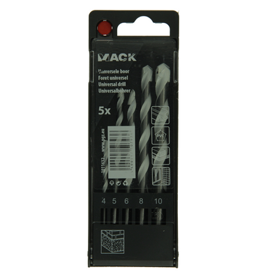 Mack 1011632 - Universal-Multibohrer-Set 5-teilig 4-10mm | 5 Stück
