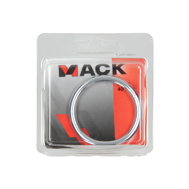 Mack 1006880 - 1 Ösenring zugeschweißt 5x40mm schwarz | 5 Stück