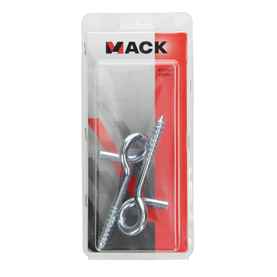 Mack 1006905 – 2 Lockenhaken 120 mm verzinkt | 5 Stück