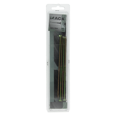 Mack 1006983 - Chip schreiben. vzkop-selfb gelb verzinkt 4 Stück 6 x 160 mm | 5 Stück