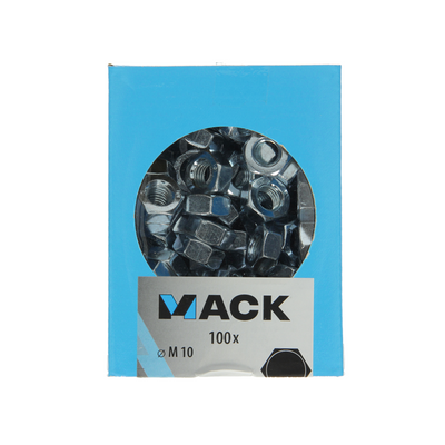 Mack 1007098 - Sechskantmuttern 100 Stück m10 | 5 Stück