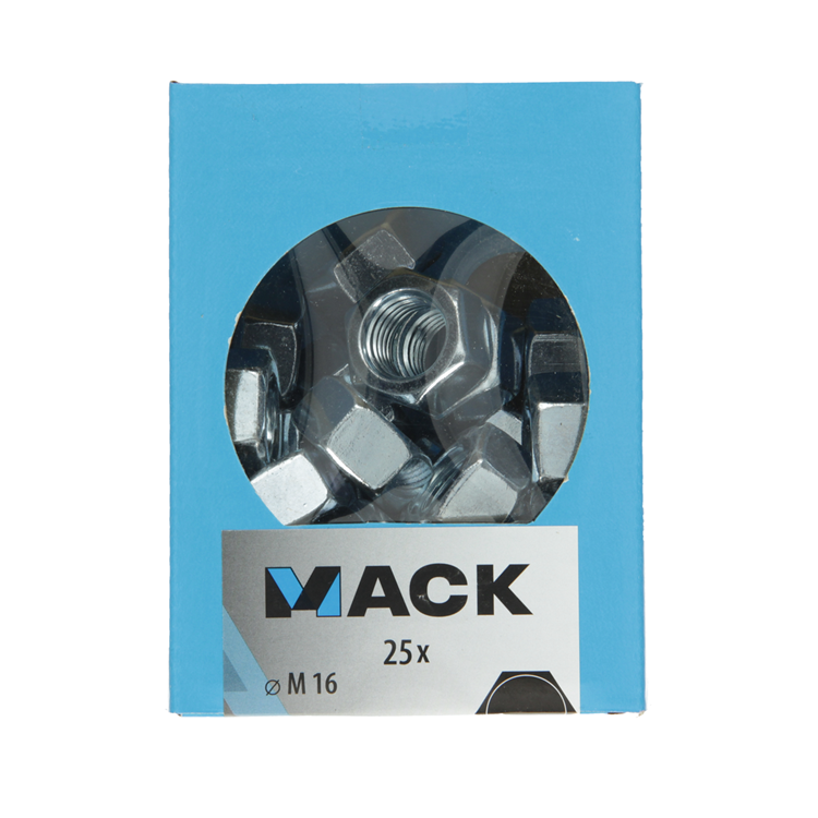 Mack 1007101 - hexagon nuts 25 pcs m16 | 3 Stück