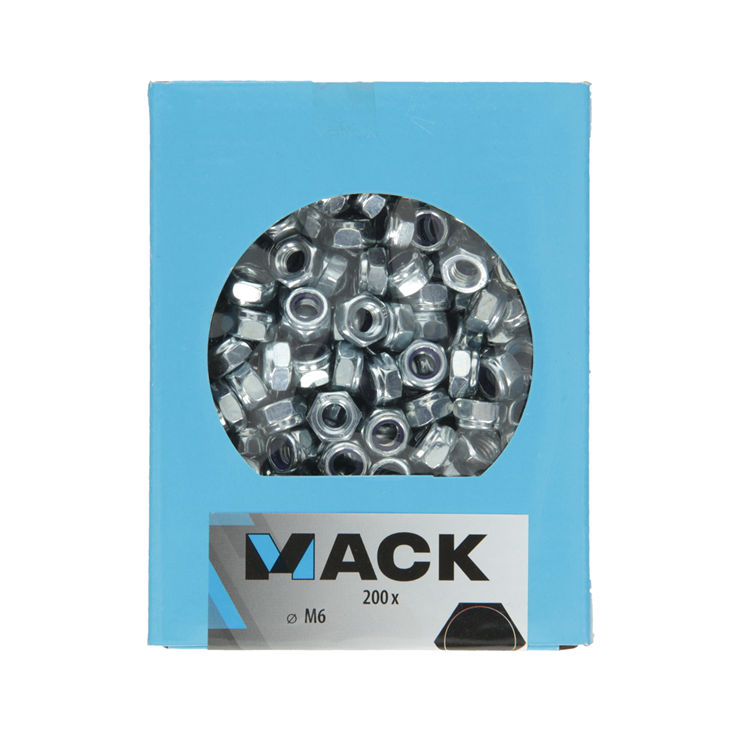 Mack 1007105 - Sicherungsmuttern 200 Stück m6 | 5 Stück