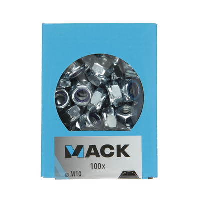 Mack 1007107 - Sicherungsmuttern 100 Stück m10 | 5 Stück