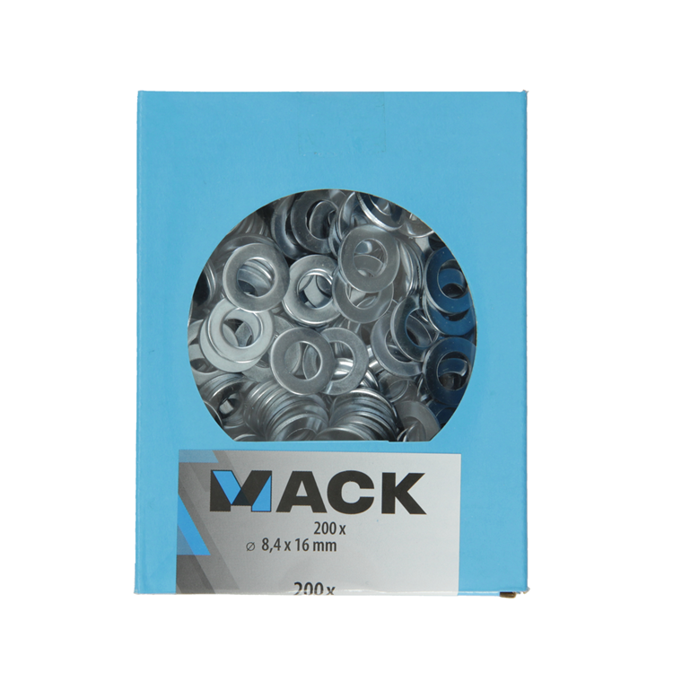 Mack 1007111 - Unterlegscheiben 200 Stück m8 | 5 Stück