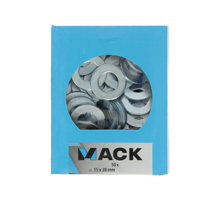 Mack 1007114 - Unterlegscheiben 50 Stück M14 | 5 Stück