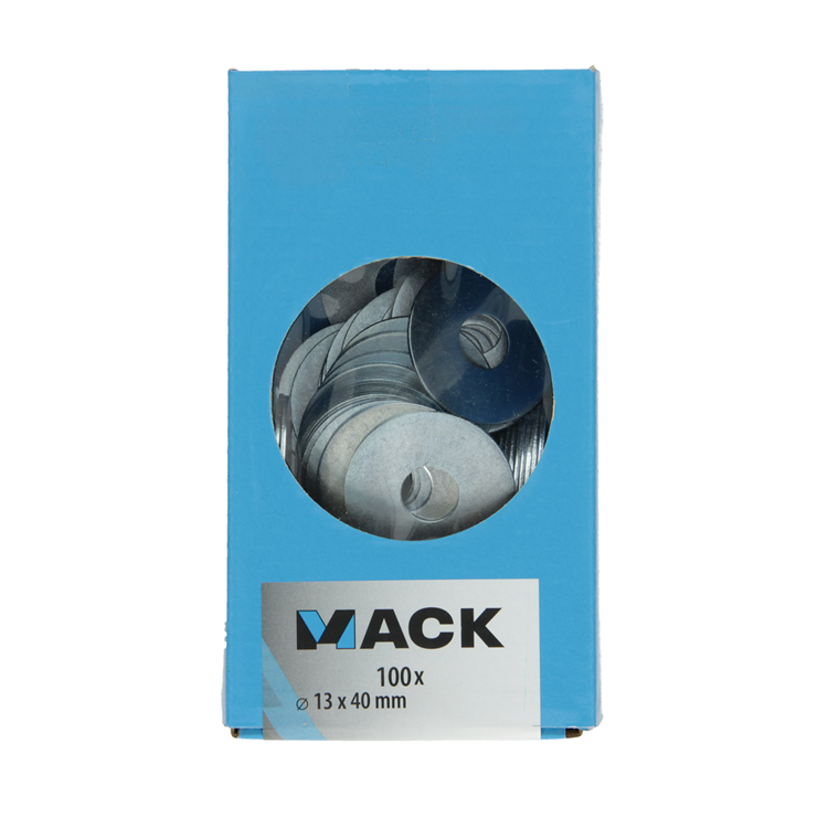 Mack 1007127 - Körperringe 100 Stück 13 x 40 mm | 3 Stück
