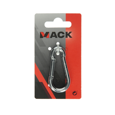 Mack 1008438 - 1 Karabiner + Feder 6 x 60mm verzinkt | 10 Stück