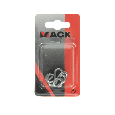 Mack 1008485 - 4 offene S-Haken 3,0x30mm verzinkt | 10 Stück