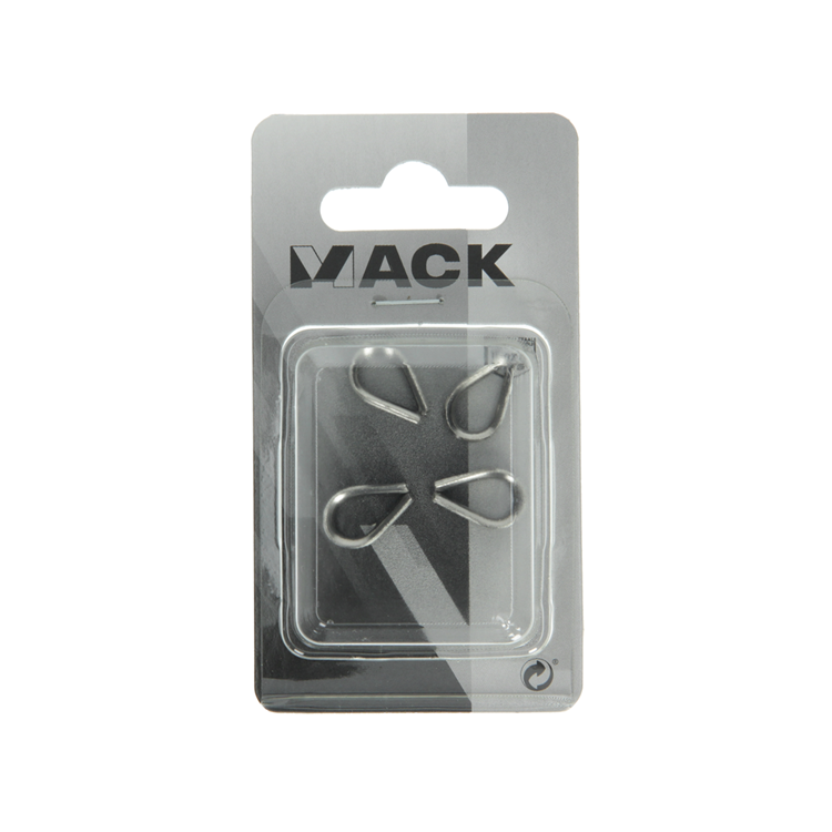 Mack 1008489 - 4 Strümpfe 2mm Edelstahl | 10 Stück
