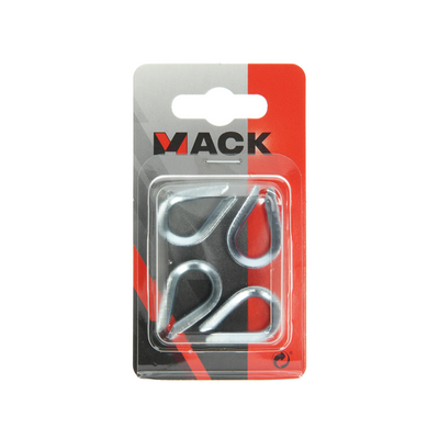 Mack 1008503 - 4 Hülsen 3,5 mm verzinkt | 10 Stück