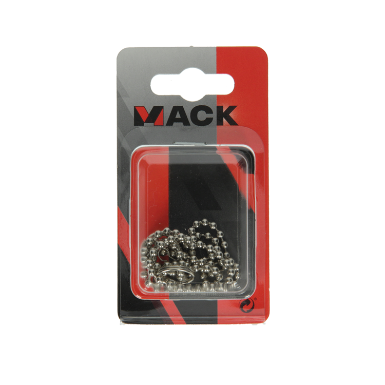 Mack 1008511 - 1 Waschbeckenkette Chromzubehör k 50cm | 10 Stück