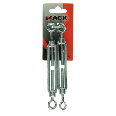 Mack 1008519 – 2 Spanner 2 Ösen M6 x 60 mm verzinkt | 10 Stück