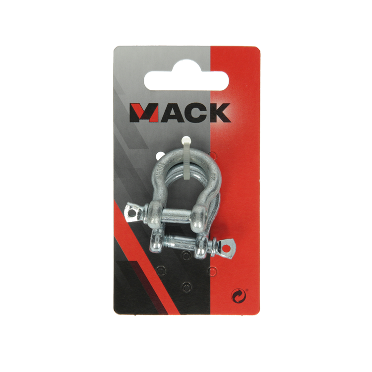 Mack 1008528 - 2 Backen oval 6mm verzinkt | 10 Stück