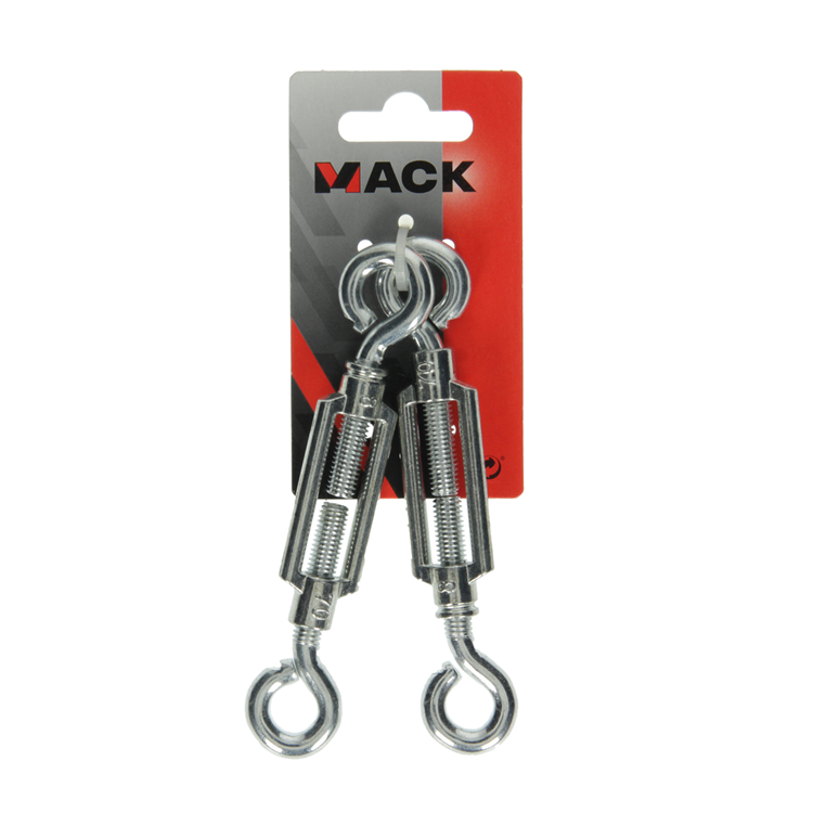 Mack 1008542 – 2 Spanner 2 Ösen M8 x 70 mm verzinkt | 10 Stück