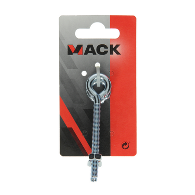 Mack 1008548 – 2 Ringschrauben + Mutter M6 x 60 mm verzinkt | 10 Stück