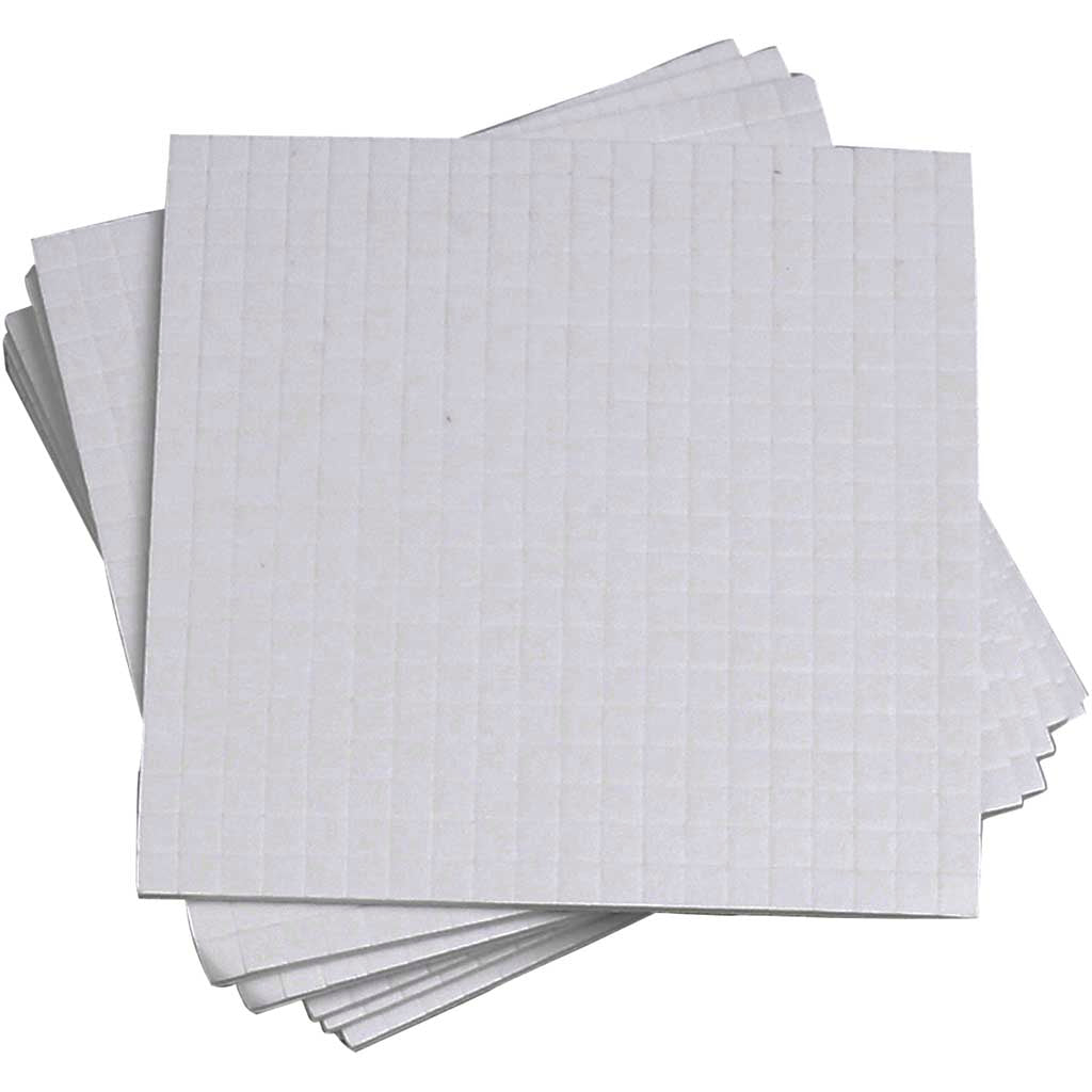 3D -Schaumstoffpolster, dumm 5x5 mm, Dicke 1 mm, 10x400 Stück 1 Box