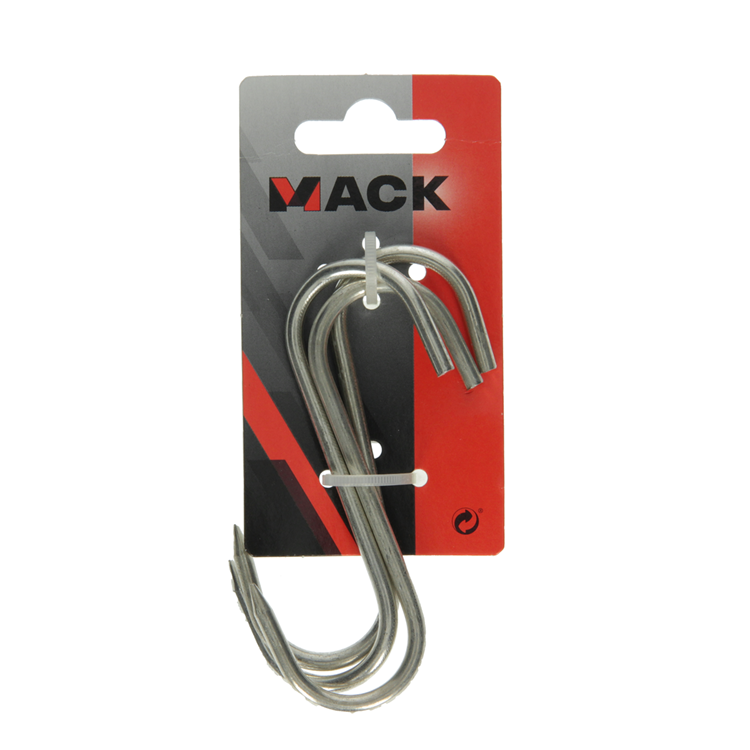 Mack 1008565 – 3 verzinnte Fleischhaken 4,4 x 100 mm | 10 Stück