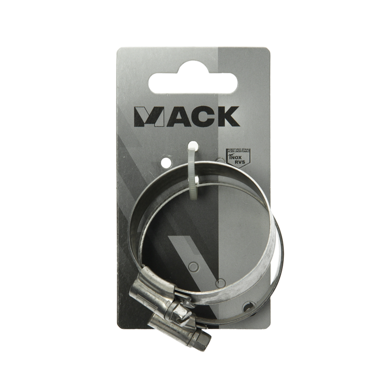 Mack 1044053 – Edelstahl-Spannring (2) 32–50 mm | 10 Stück