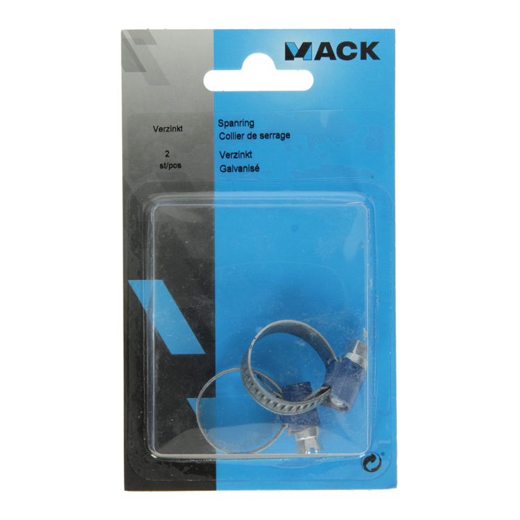 Mack 1015898 - Schlauchschelle verzinkt 13-20mm 2St. | 10 Stück