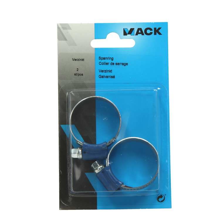 Mack 1015900 - 2 verzinkte Spannringe Karte 22x32mm | 10 Stück
