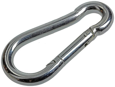 Mack 1008435 - 1 Karabiner + Feder 10 x 100 mm verzinkt | 10 Stück