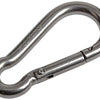Mack 1008439 - 1 Karabiner + Feder 6 x 60 mm Edelstahl | 10 Stück
