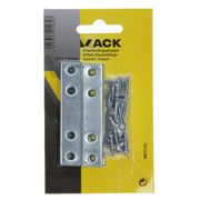 Mack 1013288 - 8 Verbindungsplatten verzinkt 75x15mmx2mm | 10 Stück - afbeelding 4