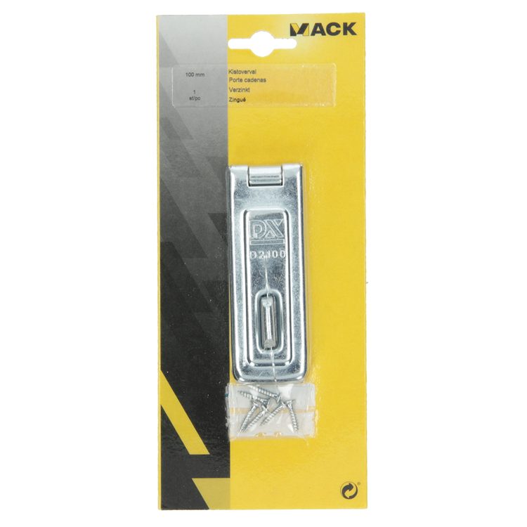 Mack 1013629 - 1 Kastenhebe verzinkt 100 mm | 5 Stück