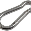 Mack 1008440 - 1 Karabiner + Feder 8 x 80mm Edelstahl | 10 Stück