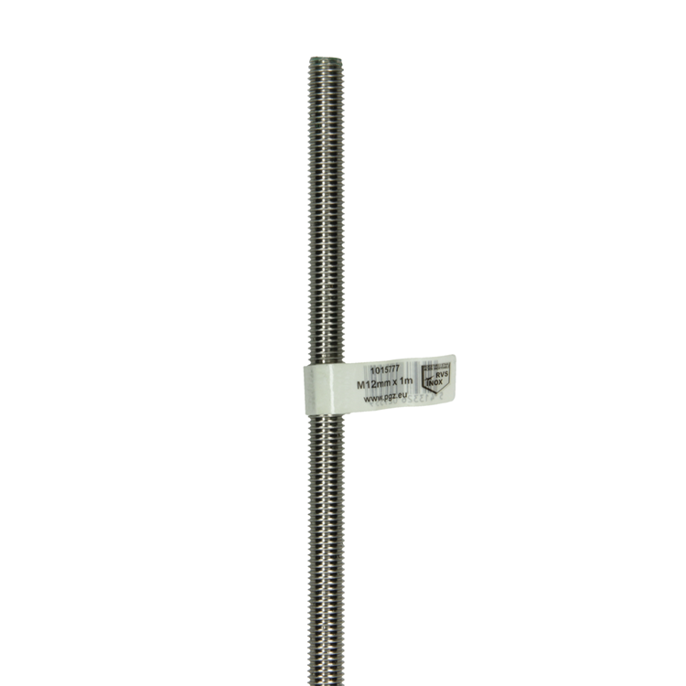 Mack 1015777 - Gewindestangen Edelstahl A2 DIN 976 M12x1m | 10 Stück