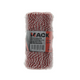 Mack 1014100 - Packseil Jute rot weiß 1mm ca. 90m | 10 Stück