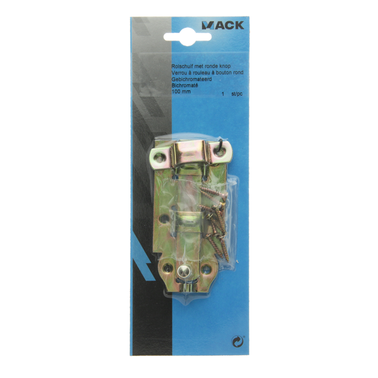 Mack 1014272 - Rollladen mit Rundknopf, Bichromat 100mm | 5 Stück
