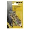 Mack 1014264 – Fensterschieber mit rundem Knopf, bichromatiert A 80 – B 20 mm | 5 Stück