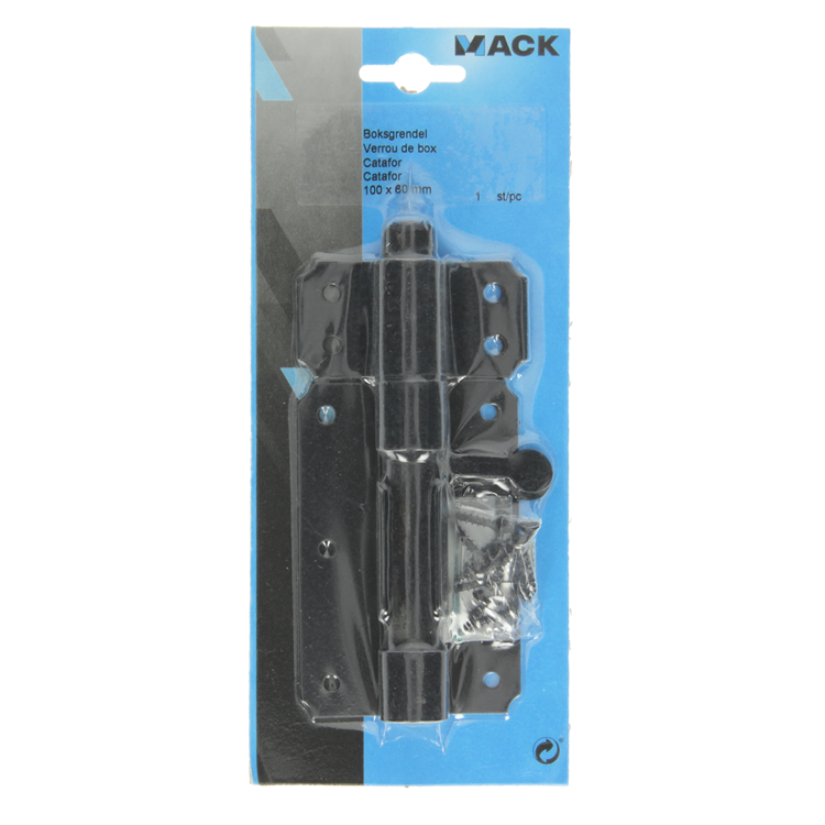 Mack 1013732 – 1 Kastenbolzen, schwarzer Kataf. 100mm | 5 Stück
