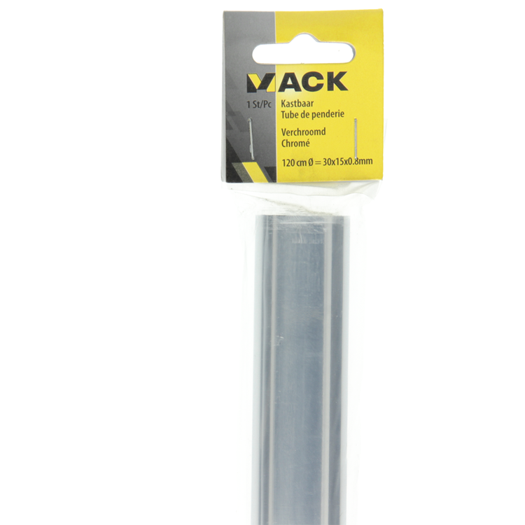 Mack 1014447 – verchromter Schrank L 120 cm H 30 x B 15 x 0,8 mm | 5 Stück