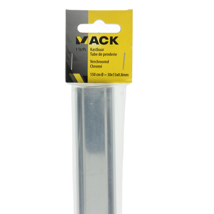 Mack 1014448 – verchromter Schrank L 150 cm H 30 x B 15 x 0,8 mm | 5 Stück