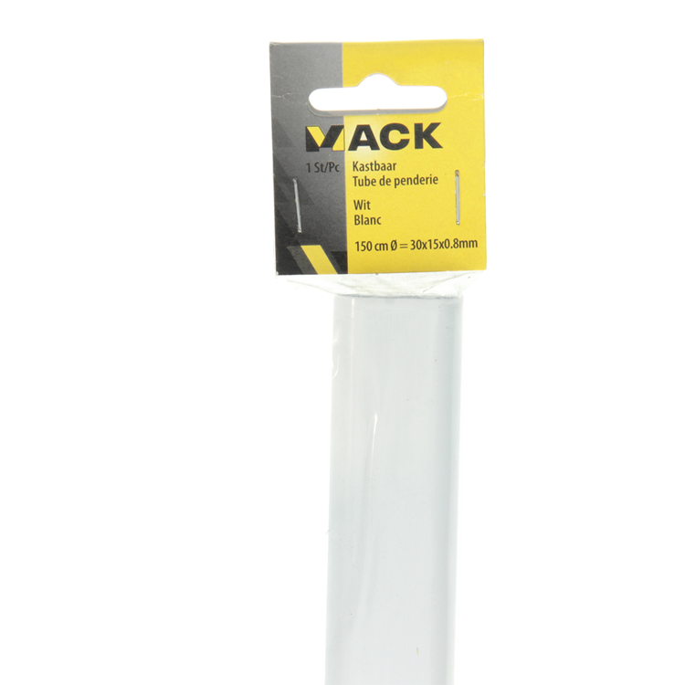 Mack 1014451 - Schrank weiß L 150 cm H 30 x B 15 x 0,8 mm | 5 Stück