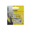 Mack 1014452 - 2 Halter für Schrankstange vernickelt | 5 Stück