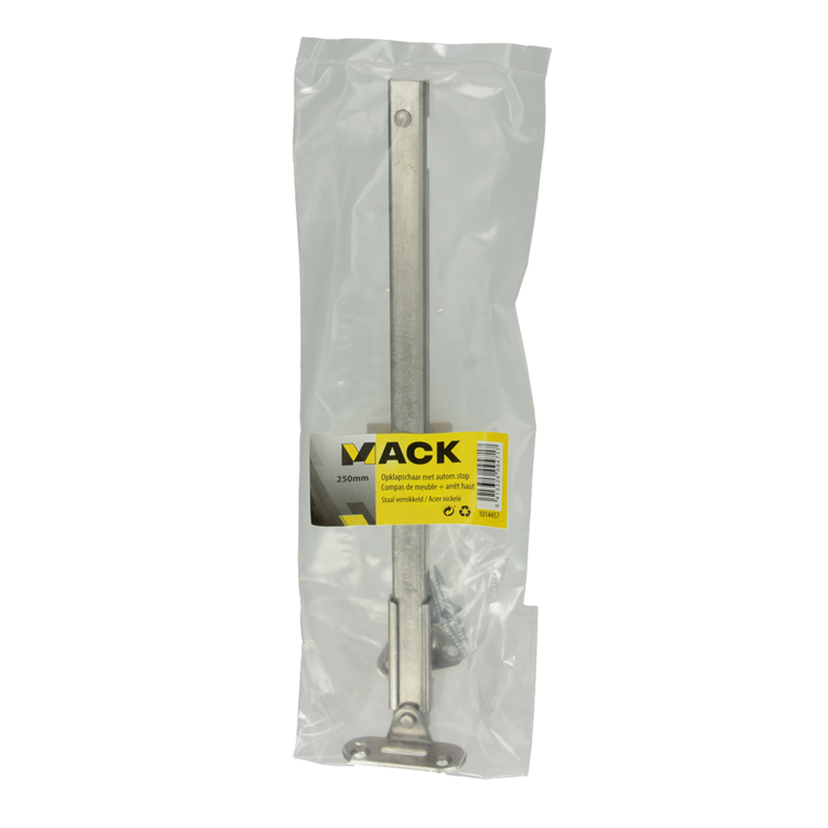 Mack 1014457 - 1 Klappschere mit Anschlag vernickelt | 5 Stück