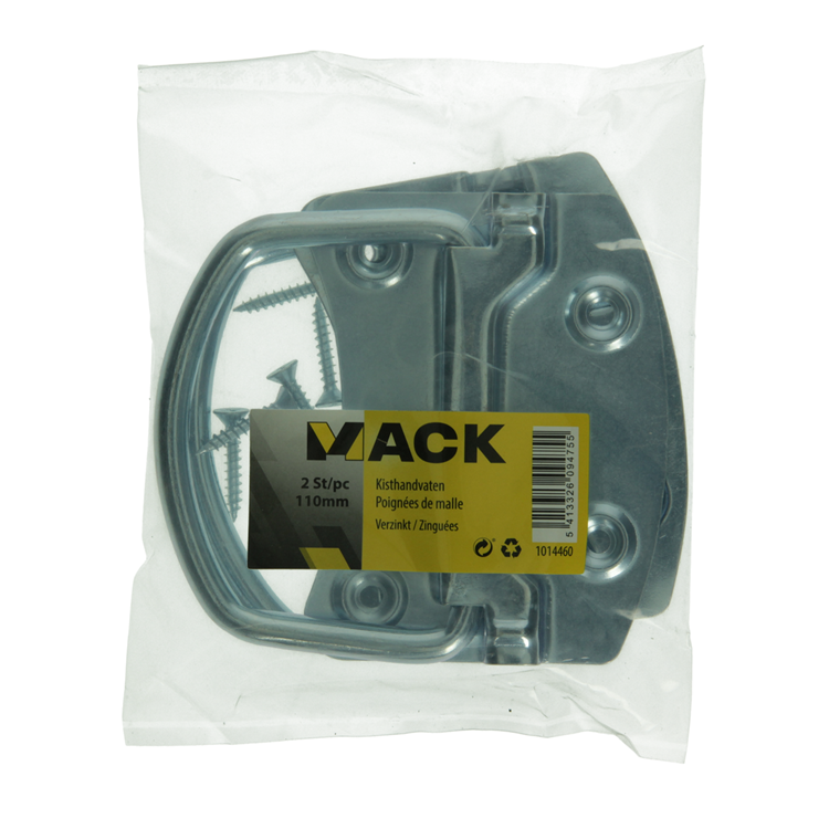 Mack 1014460 - 2 Kastengriffe verzinkt 110 mm | 5 Stück