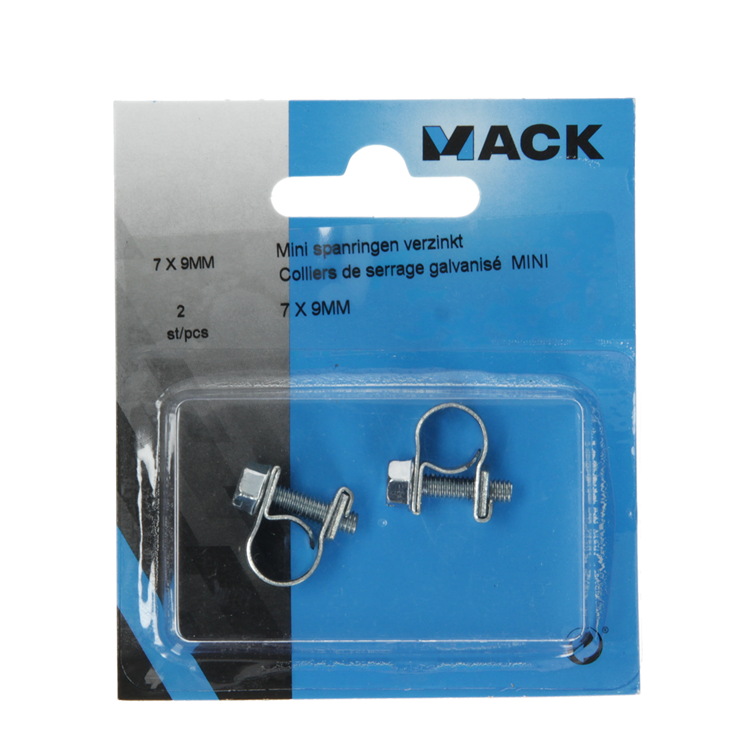 Mack 1011653 - 2 Mini-Spannringe verzinkt 7x9mm | 10 Stück