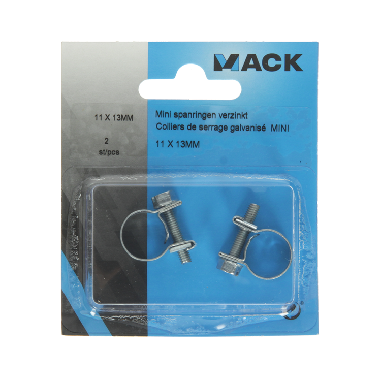 Mack 1011657 - 2 Mini-Spannringe verzinkt 11x13mm | 10 Stück